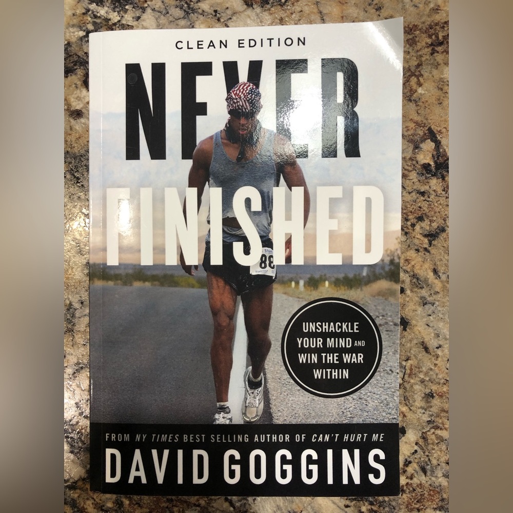 Never Finished, by David Goggins (clean version)